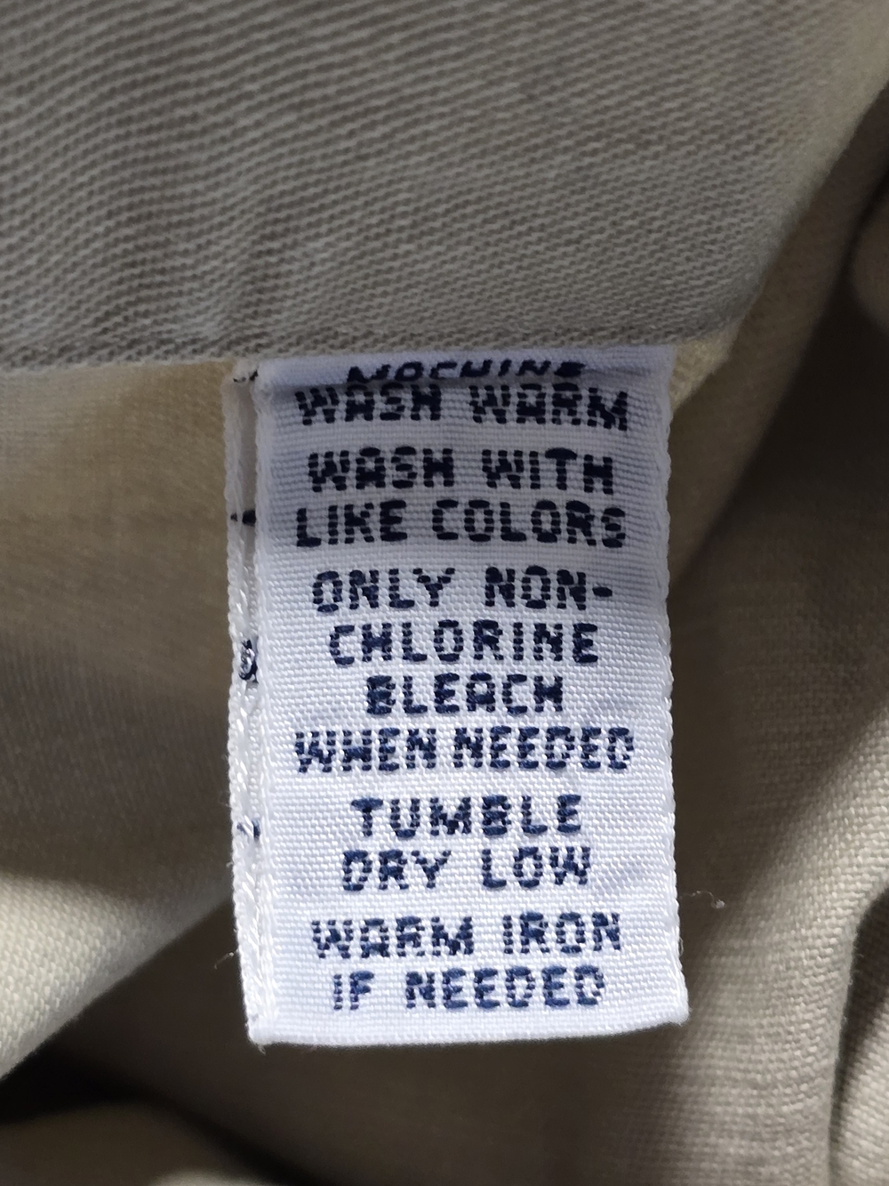 Ralph Lauren Shirt Mens Large Beige Button Down Long Sleeve Pony Logo Casual - Picture 10 of 10
